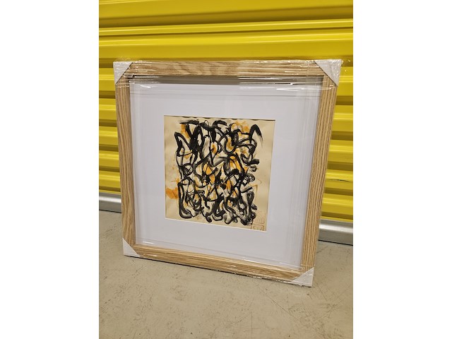 Aquarel op papier schilderij, ernst vijlbrief - afbeelding 1 van  3