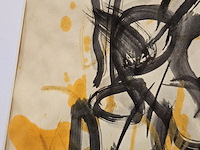 Aquarel op papier schilderij, ernst vijlbrief - afbeelding 3 van  3