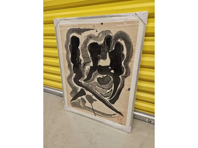 Aquarel schilderij, ernst vijlbrief - afbeelding 1 van  3
