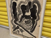 Aquarel schilderij, ernst vijlbrief - afbeelding 1 van  3