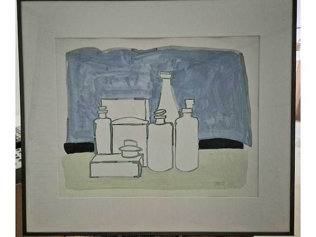 Aquarel siebrand weitenberg - afbeelding 2 van  2