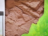 Aquarium achterwand, juwel, stones clay | 60x55 cm - afbeelding 2 van  2