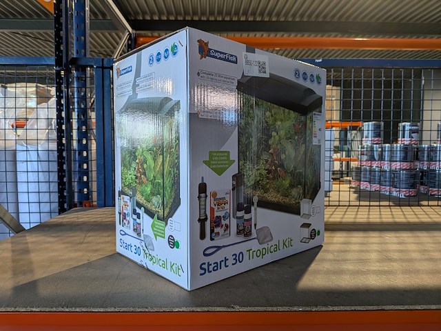 Aquarium, superfish, start 30 tropical kit, zwart - afbeelding 2 van  6
