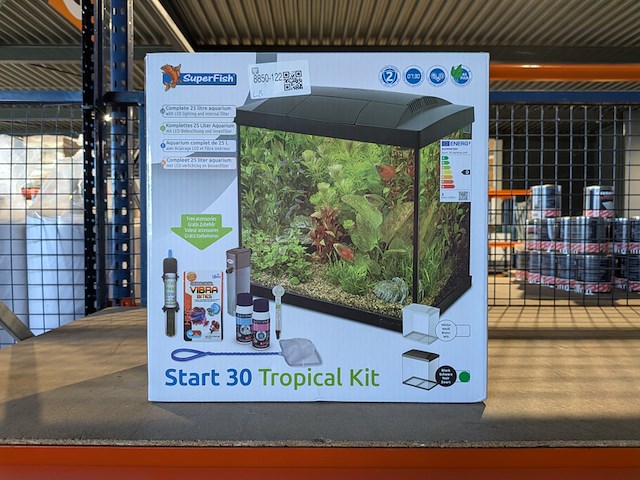 Aquarium, superfish, start 30 tropical kit, zwart - afbeelding 3 van  6