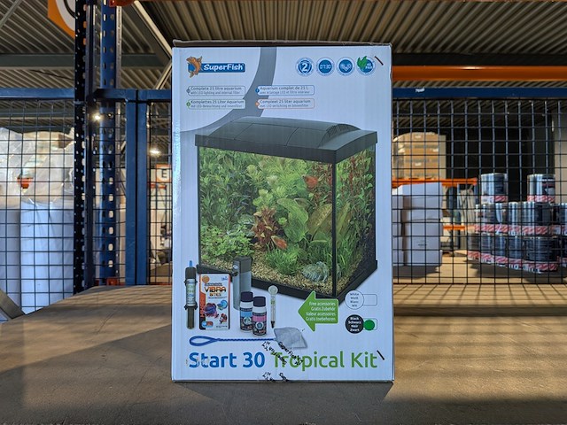 Aquarium, superfish, start 30 tropical kit, zwart - afbeelding 4 van  6