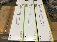 Aquasu - libosa - douchestangset met handdouche en slang (3x) - afbeelding 1 van  3