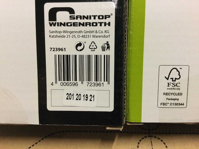 Aquasu - soma - 723961 - douche arm 50 cm. (4x) - afbeelding 3 van  3