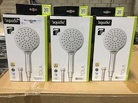 Aquasu - tola - handdouche koppen met 1 straalsoort, rond. (3x)