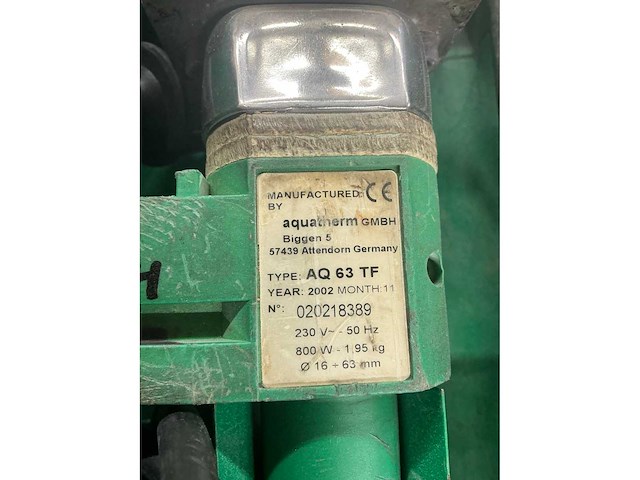 Aquatherm aq63 tf moflasapparaat - afbeelding 3 van  3