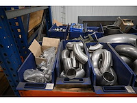 Ar palletstelling inclusief voorraad (rvs) lasbochten, ssi schäfer magazijnbakken en rvs machine toebehoren - afbeelding 5 van  15