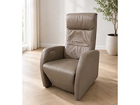Arami elektrische leren relax fauteuil - afbeelding 1 van  10
