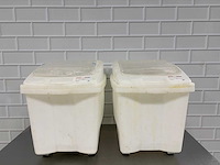 Araven - mobiele grondstoffen container (2x) - afbeelding 1 van  6