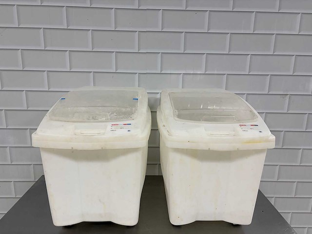 Araven - mobiele grondstoffen container (2x) - afbeelding 2 van  6