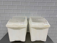 Araven - mobiele grondstoffen container (2x) - afbeelding 2 van  6