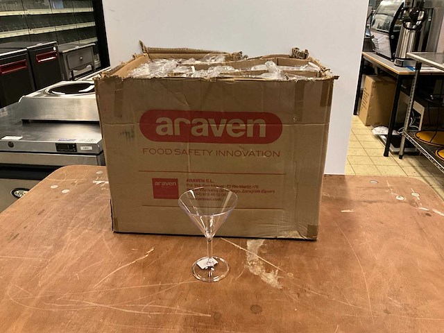 Araven kunststof cocktailglazen (24x) - afbeelding 1 van  5