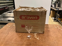 Araven kunststof cocktailglazen (24x) - afbeelding 1 van  5
