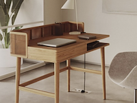 Araxi bureau, kave home, 105x62 cm - afbeelding 6 van  6