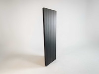 Arbonia decotherm plus designradiator mat zwart 56x180cm - afbeelding 1 van  5