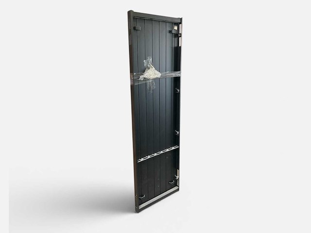 Arbonia decotherm plus designradiator mat zwart 56x180cm - afbeelding 4 van  5