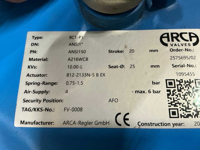 Arca 812-2133n-s b ex actuator (2x) - afbeelding 10 van  10