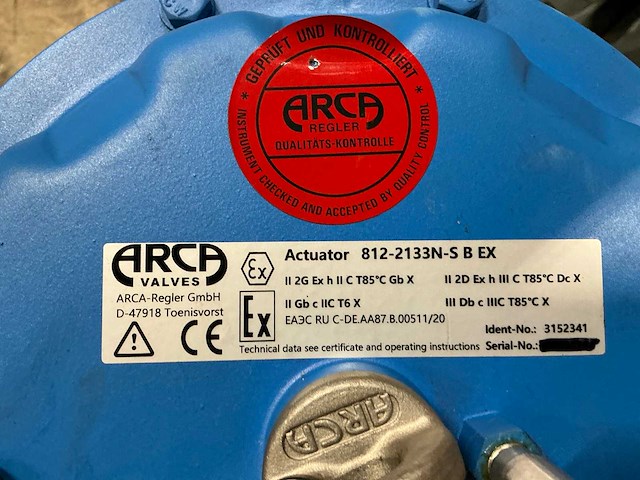 Arca 812-2133n-s b ex actuator (2x) - afbeelding 9 van  10