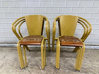 Arcalo - stalen stapelbare terrasstoel (6x) - afbeelding 2 van  6