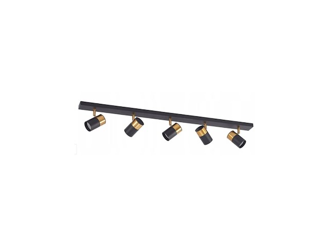 Arcchio buitenspot 5lichts metaal aluminium zwart goud - afbeelding 1 van  1