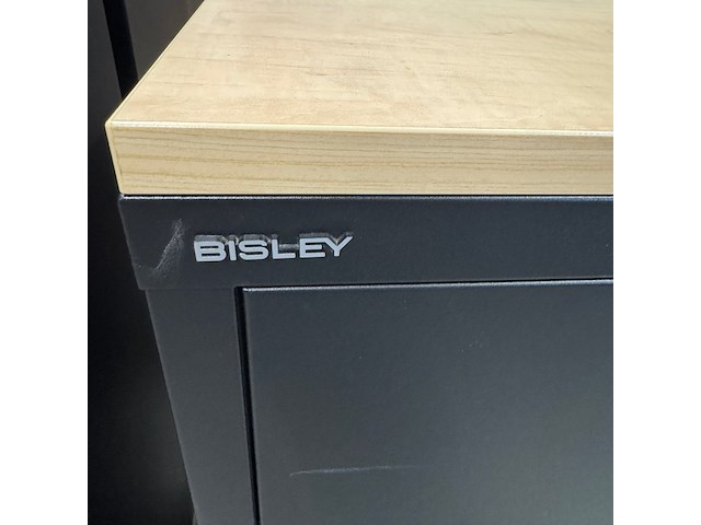 Archiefkast, bisley, ahorn/zwart - afbeelding 2 van  4