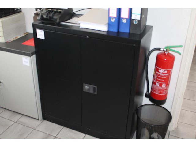 Archiefkast met 2 deuren. afmeting 90 x 40 x 100 cm. - afbeelding 2 van  2