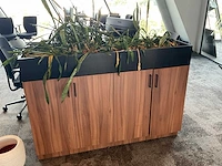 Archiefkast met plantenbak - afbeelding 1 van  2