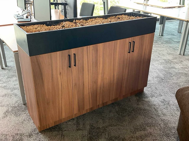 Archiefkast met plantenbak - afbeelding 1 van  1