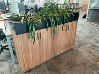 Archiefkast met plantenbak - afbeelding 1 van  2