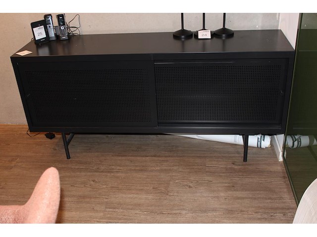 Archiefkast met twee schuifdeuren. afmeting 155 x 40 x 71 cm. - afbeelding 1 van  2