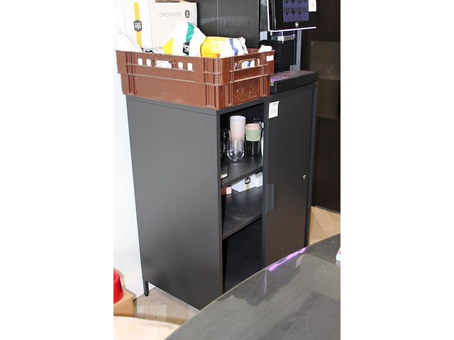 Archiefkast met twee schuifdeuren. afmeting 80 x 55 x 110 cm. - afbeelding 2 van  3