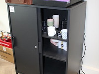 Archiefkast met twee schuifdeuren. afmeting 80 x 55 x 110 cm. - afbeelding 3 van  3