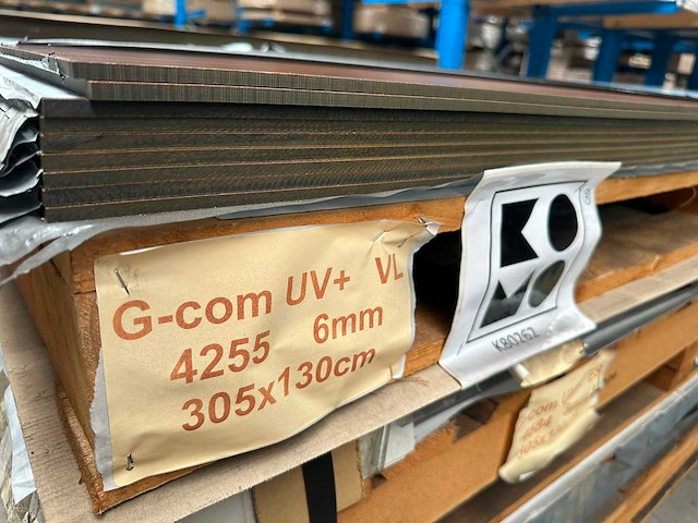 Archipan g-com 4255 donker olijf uv+ hpl plaat 3050x1300x6mm - afbeelding 2 van  4