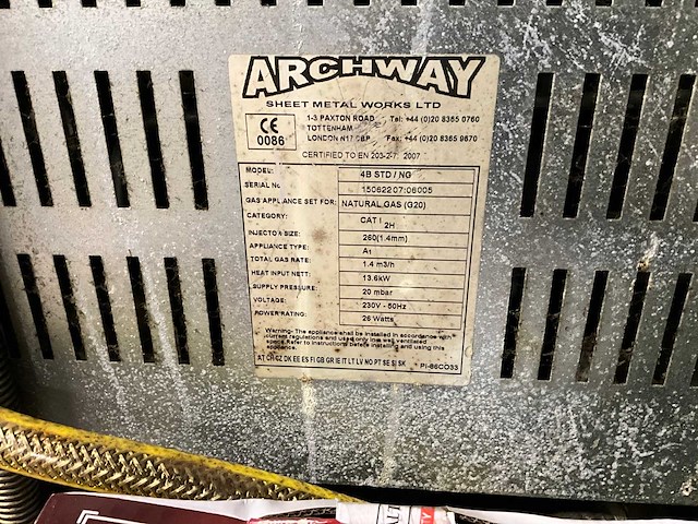 Archway 4b std/ng donergrill - afbeelding 8 van  8