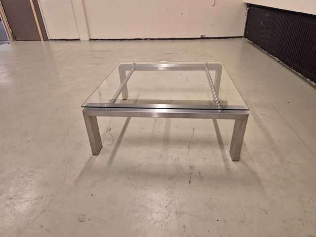 Arco - glazen - salontafel - coffee table - afbeelding 6 van  9