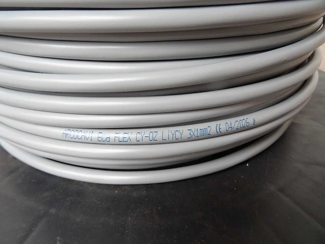 Arcocavi - eca flex cy-oz liycy 3x1mm2 - installatiedraad - afbeelding 2 van  2