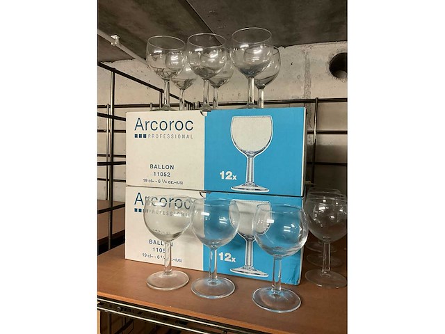 Arcoroc ballon & savoie wijnglazen (60x) - afbeelding 2 van  3