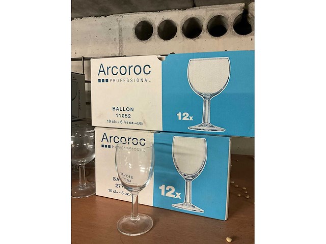Arcoroc ballon & savoie wijnglazen (60x) - afbeelding 3 van  3