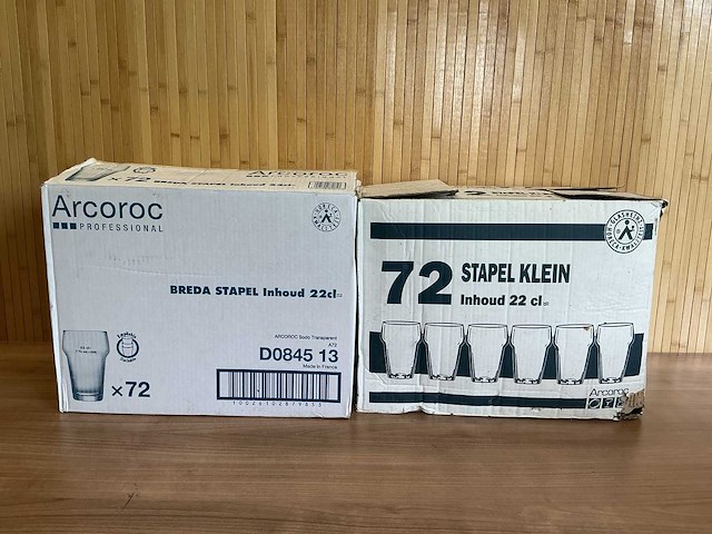 Arcoroc breda stapelbaar glaswerk - 22cl (2x) - afbeelding 1 van  5