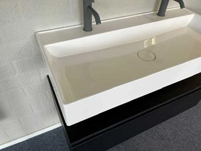 Arcqua - black oak - design badmeubelset 100 cm - afbeelding 6 van  11