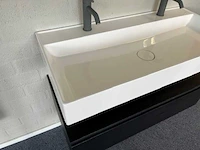 Arcqua - black oak - design badmeubelset 100 cm - afbeelding 6 van  11