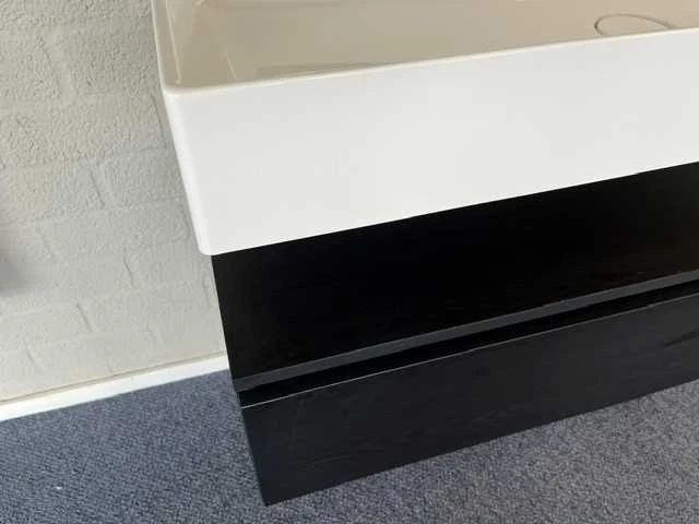 Arcqua - black oak - design badmeubelset 100 cm - afbeelding 8 van  11