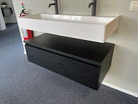 Arcqua - black oak - design badmeubelset 100 cm - afbeelding 4 van  11
