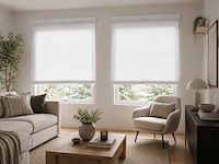 Arctic white - vouwgordijn 248x240cm (4x) - afbeelding 1 van  3