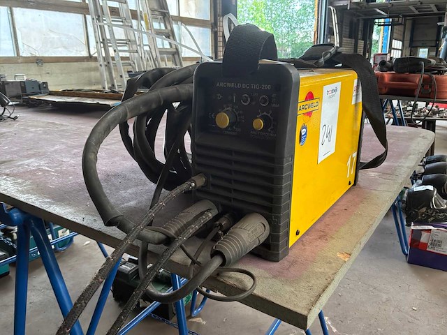 Arcweld dc tig-200 tig-lasmachine - afbeelding 1 van  5