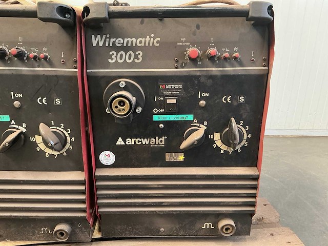 Arcweld wirematic3003 lasapparaat (3x) - afbeelding 7 van  10