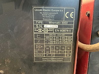 Arcweld wirematic3003 lasapparaat (3x) - afbeelding 8 van  10